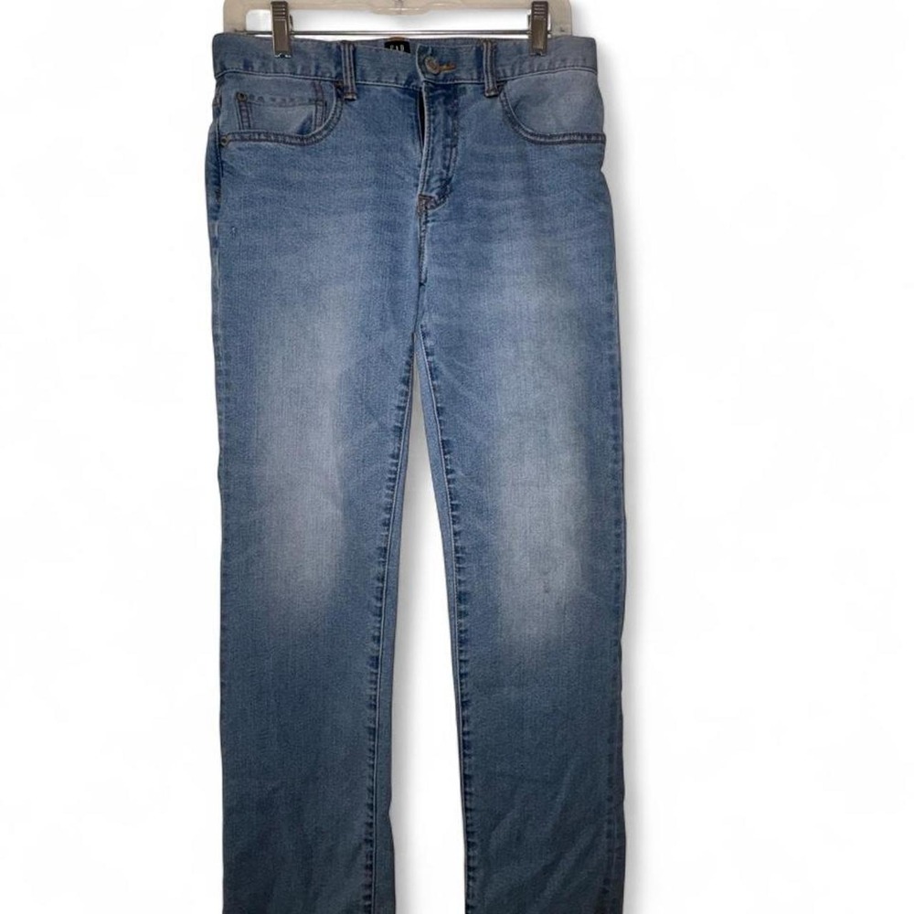 Boys Gap blue denim jeans size 18 regular stretch straight